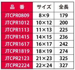 8PCS　45°メガネレンチ