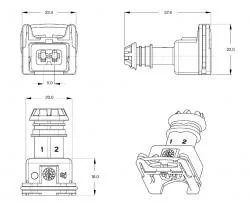 ＊＊インジェクターコネクター茶