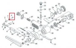 ※アイドルプーリシャフト(4A)