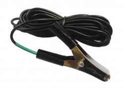 ワニ口クリップ配線コード緑