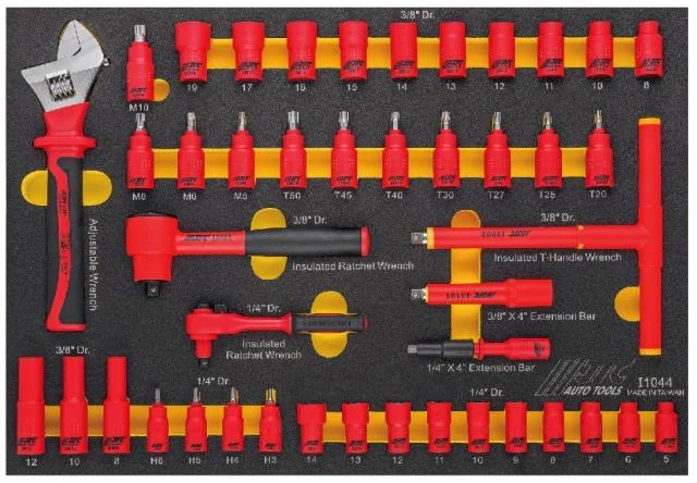 7段工具箱青色 絶縁工具セット