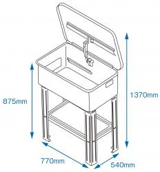 洗浄台70L(洗浄剤付き)