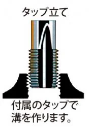 新しいねじ山を作る道具 M5X0.8