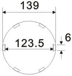リアアクスルナットソケット(6T)