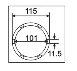 リアアクスルナットソケット
