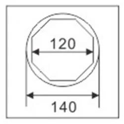 リヤアクスルナットソケット