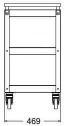 ツールカート3段