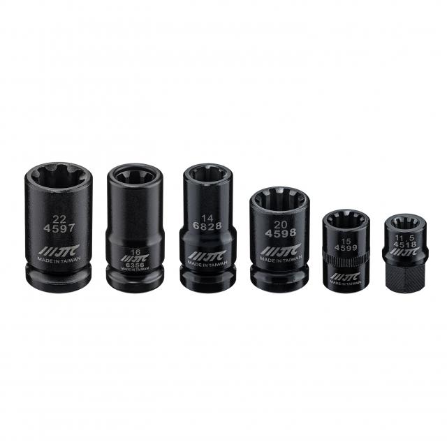 6PCS　ブレーキキャリパーソケットセット