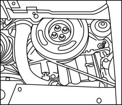 クランクシャフトプーリー固定レンチ