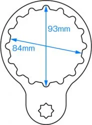 PCVフィルターケースレンチ