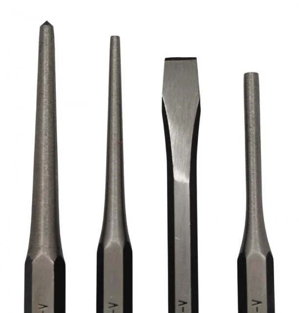 16PCS　ポンチ＆チゼルセット