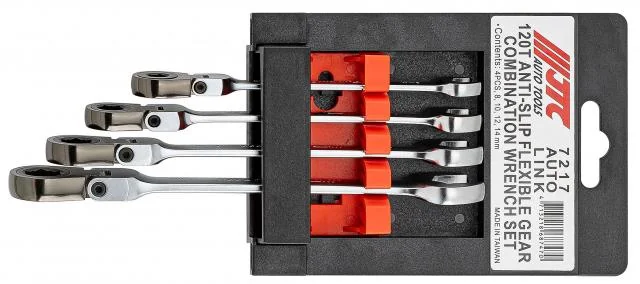 JTC7217 - 4PCS ノンスリップギアレンチセット - ○4本セット ○サイズ