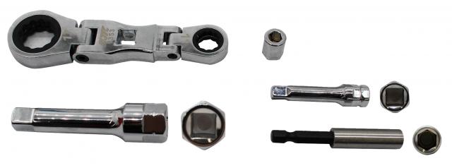 43PCS ダブルエンド首振りラチェットソケットセット