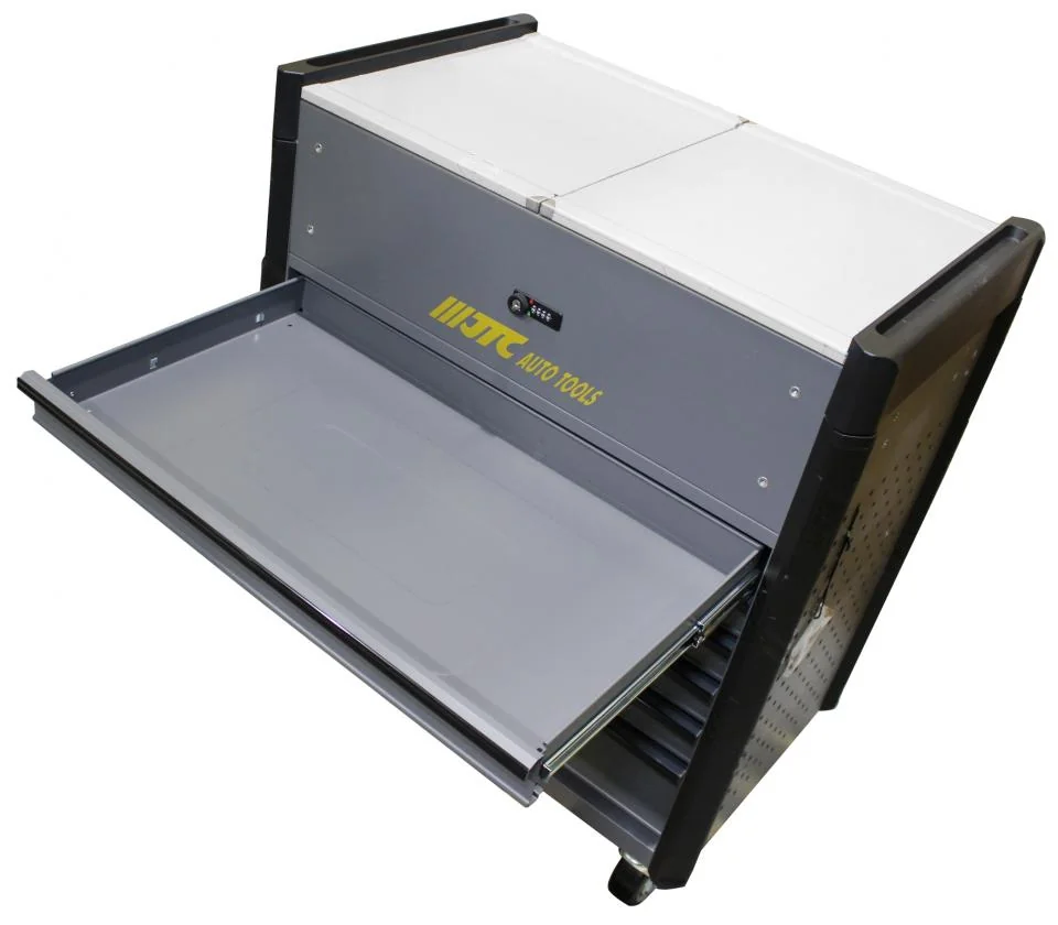 6段工具箱（ステンレス両開天板）