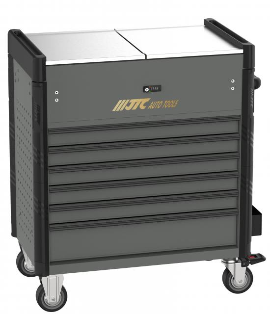 6段工具箱（ステンレス両開天板）