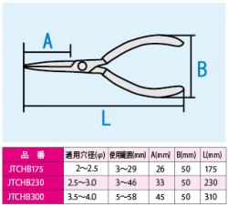 閉用90°スナップリングプライヤー