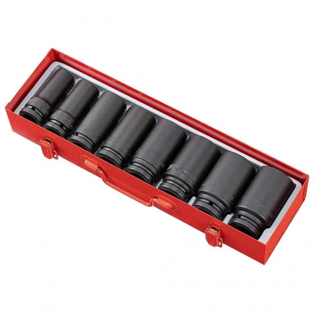 19mm　8PCSディープインパクトソケットセット