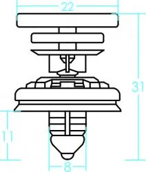 ※汎用クリップ(10ケ入り)